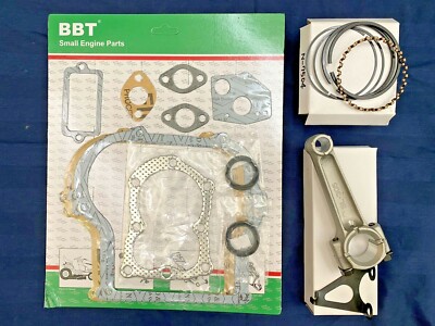 5HP ENGINE REBUILD for BRIGGS and STRATTON 5HP engine standard rings and rod 