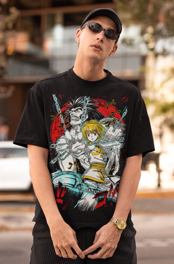 Kurapika T-shirt Hisoka Gon Killua Meruem Illumi HXH Kawaii Anime