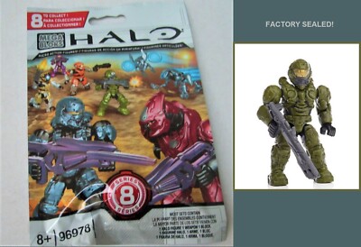2014 HALO Mega Bloks Series 8 UNSC Green Spartan Operator Factory Sealed