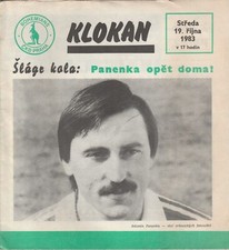 A Rare Bohemians Praha- SK Rapid Football Prog. 19th October 1983