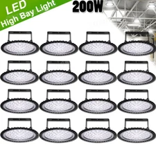 16Pack 200W 200 Watt UFO LED High Bay Light Commercial Bay Lighting Garage Lamp