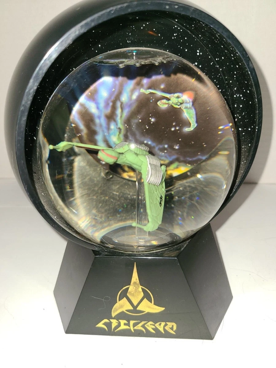 Willitts Star Trek Klingon Bird Of Prey Snow Globe Light Sound