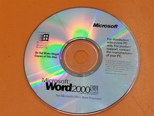 Microsoft Word 2000 X03-91760 Disc Only