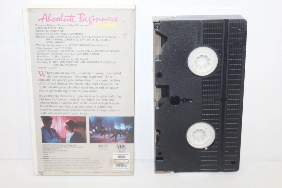 Absolute Beginners The Musical VHS David Bowie, Eddie O'Connell: HBO Cannon - Image 3 of 3