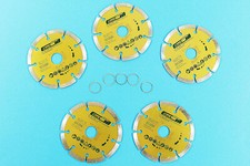 WOW 5x Diamanttrennscheibe 115 mm KINZO Diamant Trennscheibe f&uuml;r Stein Fliesen