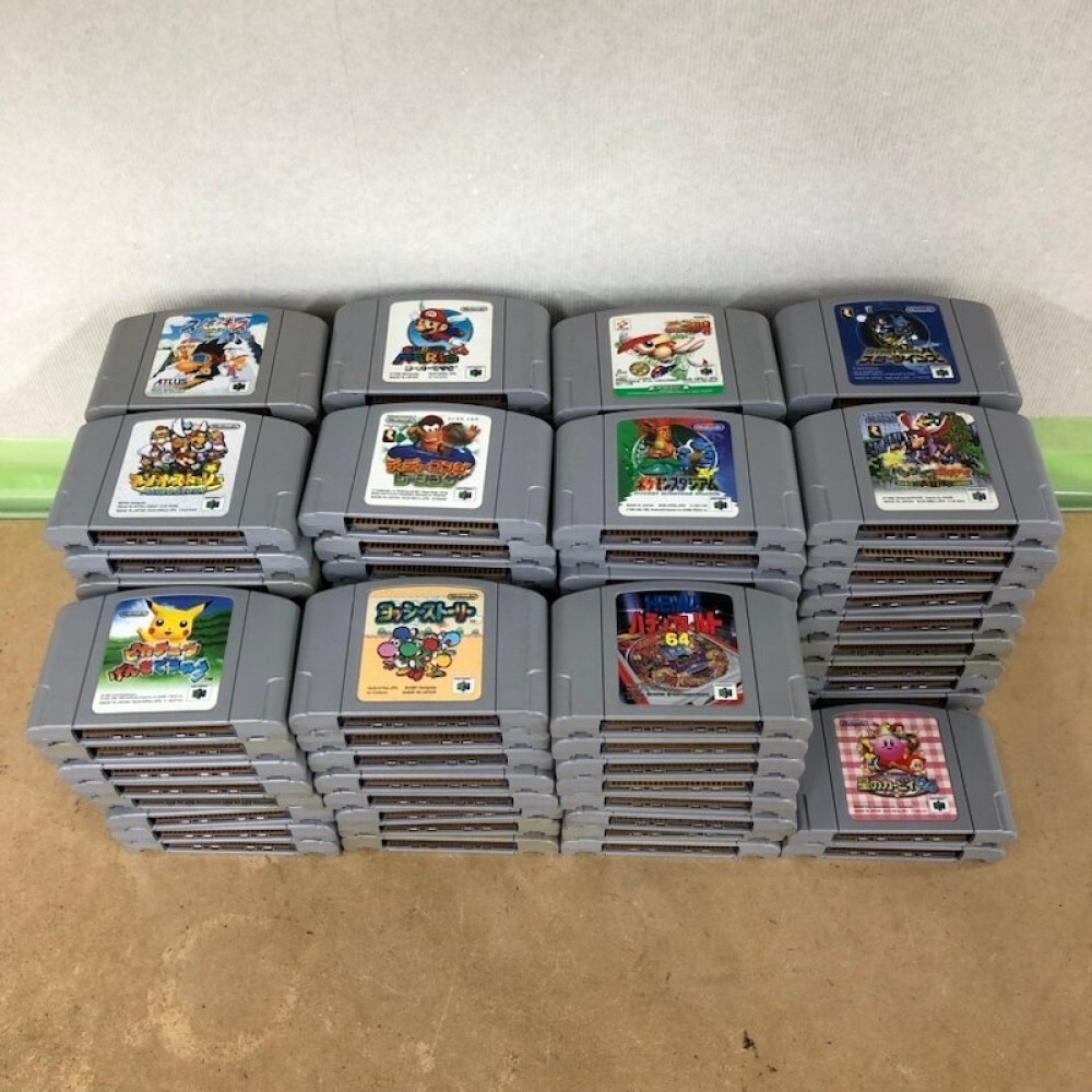 Junk Nintendo 64 N64 Soft Cartridge Lot 100 Set Random Game