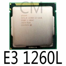 Intel E3-1260L 2.4GHz 8MB 4Core 8T 1155 CPU Shoulder to 1265L related to 1265LV2