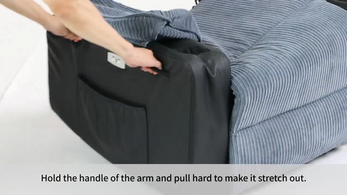 Electric Recliner Chair Massage Heating Velvet Upholster Sofa for Elderly Gray - Video 1 of 1