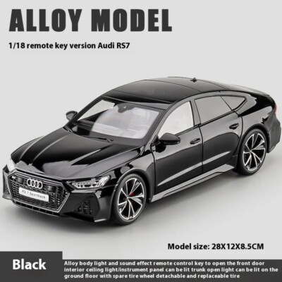 アウディ RS7 1/18 ブラック Audi RS7 Sportback, Black w/Sound & Light 1:18 Diecast Model