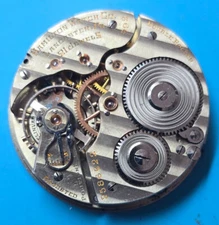 VINTAGE 16 SIZE HAMILTON GRADE 992E ELINVAR POCKET WATCH MOVEMENT PARTS