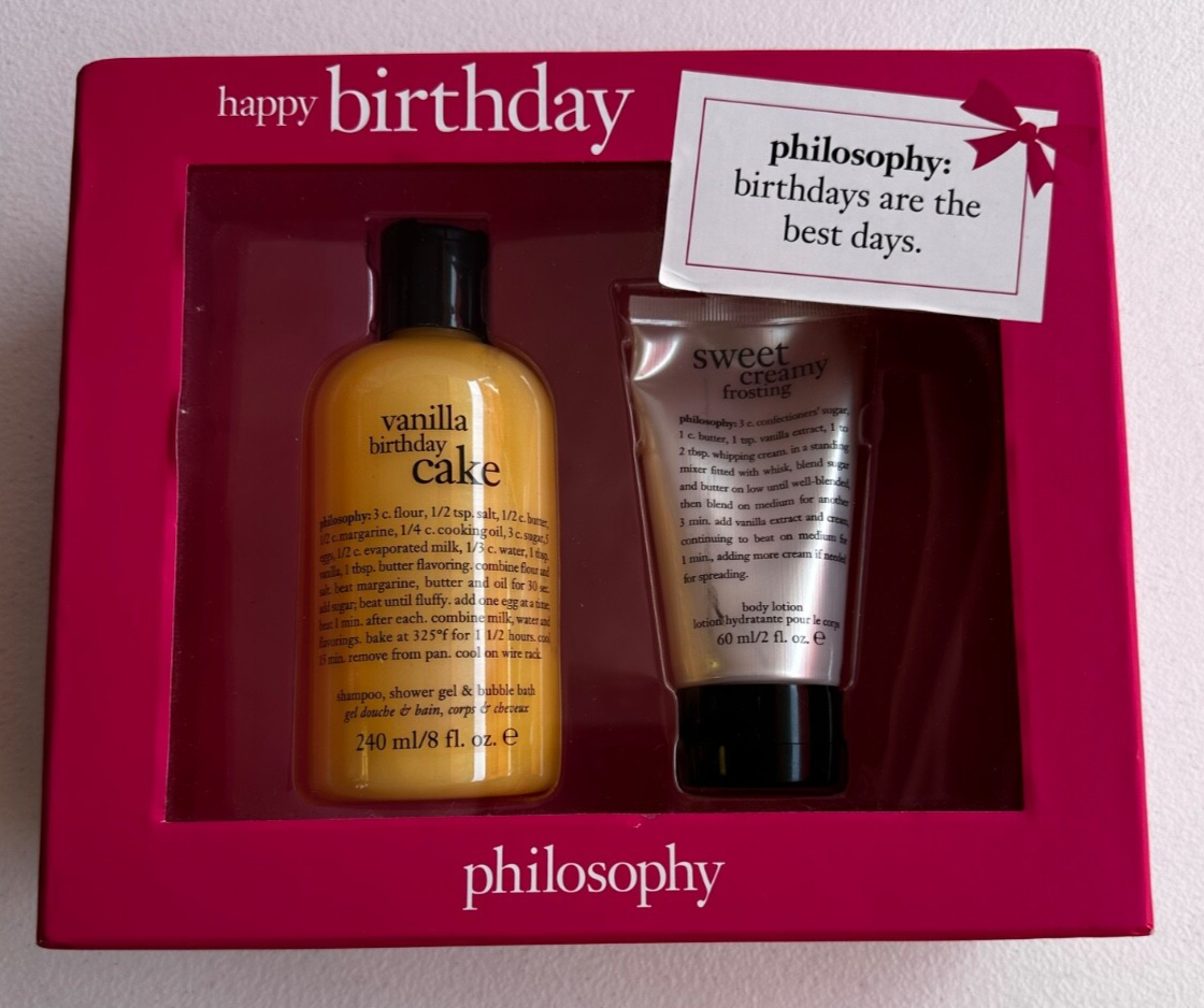 Sweet Creamy Frosting Philosophy Birthday Set PHILOSOPHY Vanilla