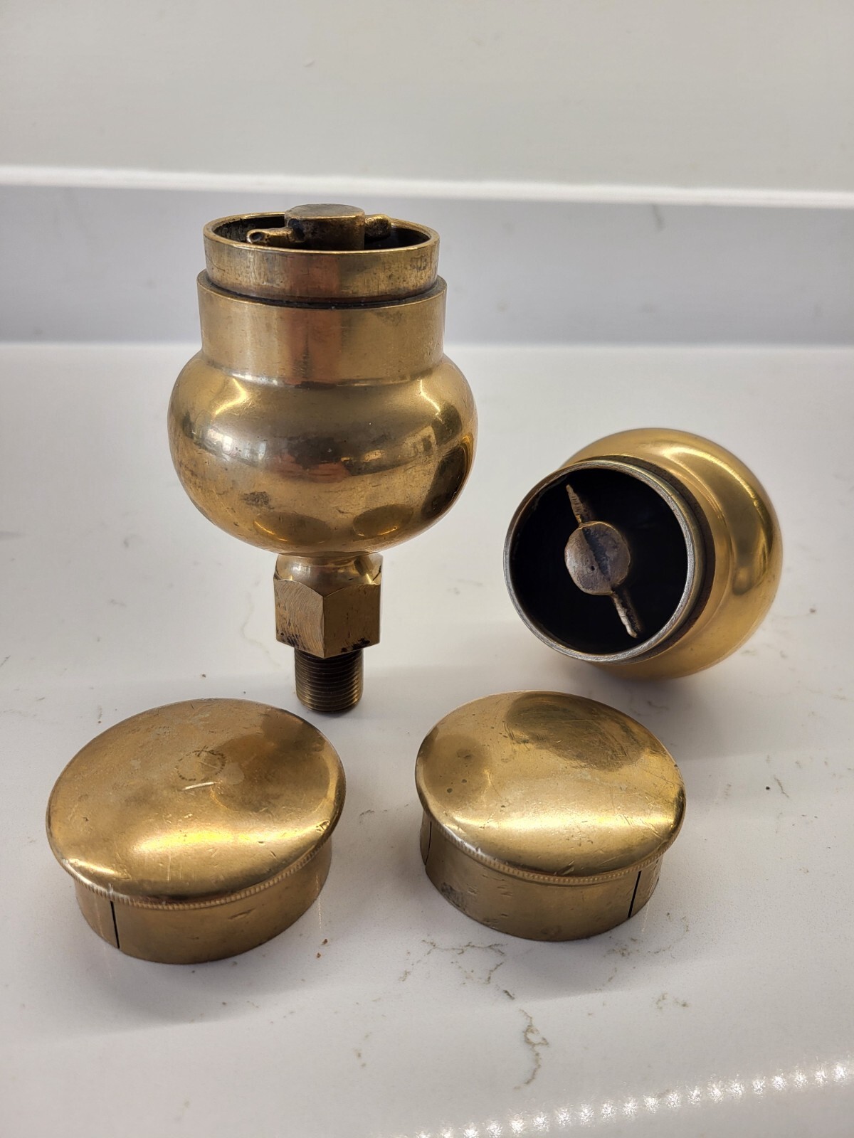 Vintage brass drip feed oilers eBay