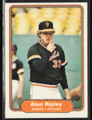 1982 Fleer #399 Allen Ripley San Francisco Giants | eBay