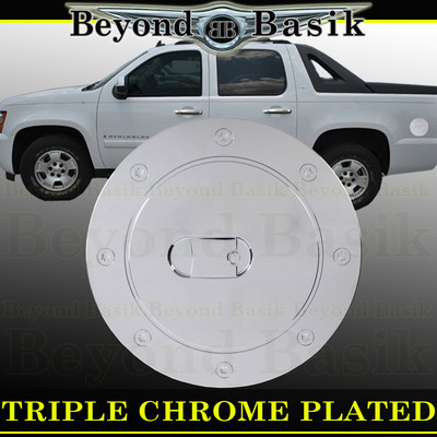 2007-2010 2011 2012 2013 CHEVY AVALANCHE Chrome Fuel Gas Door COVER OVERLAY Trim