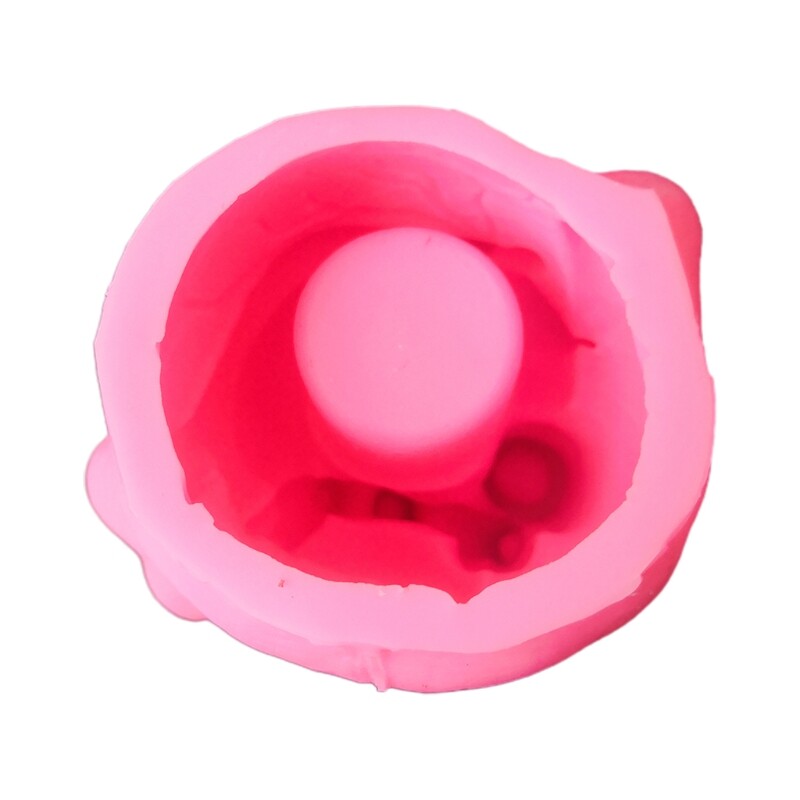 Nontoxic Heart Flower Pot Silicone Mold for DIY Jewelry Box Trinket