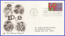 USA3 #1475 ADDR ARTCRAFT FDC   Love