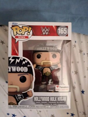 WWE FUNKO POP! Hollywood Hulk Hogan #165 Fanatics Exclusive | eBay