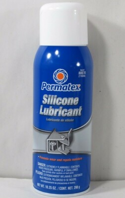 Permatex 80070 Silicone Spray Lubricant 10oz Aerosol Spray Can
