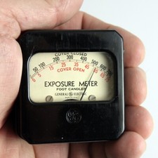 General Electric Foot Candle Exposure Meter - Works 