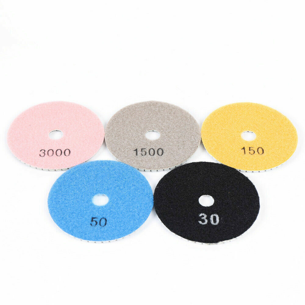19PCS 4 Inch Diamond Polishing Pads Sanding Tools For Stone Concrete Tile