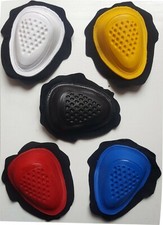 Saponette Knee Slider Tuta Moto AUKLET Pista Nero, Blu, Giallo, Rosso, Bianco 