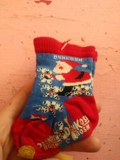 NEW RARE vintage baby osh kosh oshkosh infant Christmas socks Santa dalmatians