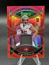 2024 Panini Select- Red Rookie Swatches - Jalen McMillan 