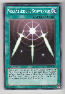 YU-GI-OH PLAYED Verräterische Schwerter Common