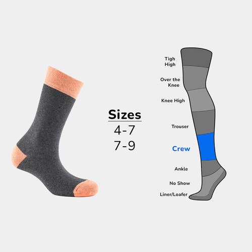 Cosyfeel® Women Socks Super Soft Cotton Thick Breathable 4-Pack Crew Socks - Picture 3 of 58