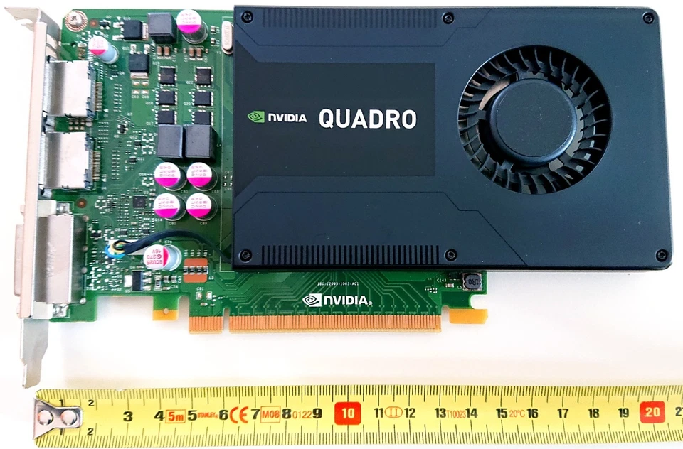Scheda video GPU NVIDIA Quadro K2000 2 GB GDDR5 (HP) 51W 2xDisplayPort, 1xDVI 4K - Immagine 3 di 4