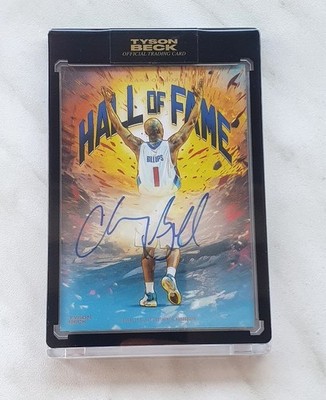 Chauncey Billups   Hall of Fame   Tyson Beck On Card Auto   /24