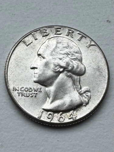 1964 Washington Quarter - Silver - UNC - DDO - INV#8953