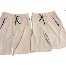 Boys Beige Casual Drawstring Shorts 10/11Y Large
