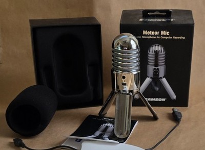 Samson Meteor Mic Chrome USB Studio Condenser Professional Microphone