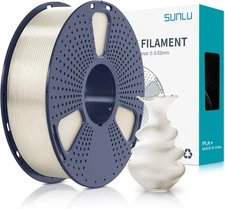 SUNLU 1KG Clear PLA+ 3D Printer Filament 1.75mm PLA Plus For FDM 3D Printers