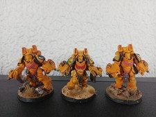 Aggressors Painted Magnet Squad of 3x Iron Hands Space Marines Warhammer 40K GW