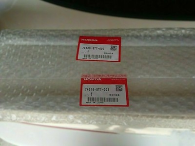 HONDA Genuine ACURA Integra 2DR 94-01 DC1 DC2 Roof Side Molding Rh/Lh SET Rubber