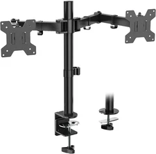 WALI Dual Monitor Desk Mount, Monitor Stand for 2 Monitors Up to 27inch Each