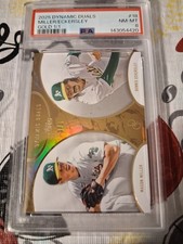 2025 Topps Dynamic Duals Gold 1/1 #18 Miller/Eckersley PSA 8