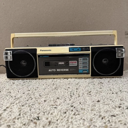 Vintage Panasonic RX-FM16 AM/FM Cassette Recorder Boombox
