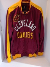 NBA Cleveland Cavaliers Basketball Jacket GIII Sports Full Zip Size L Large