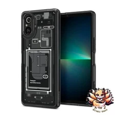 NEW Spigen Xperia 5 V Clear Shockproof Bumper Case SO-53D   SOG12 TPU+PC