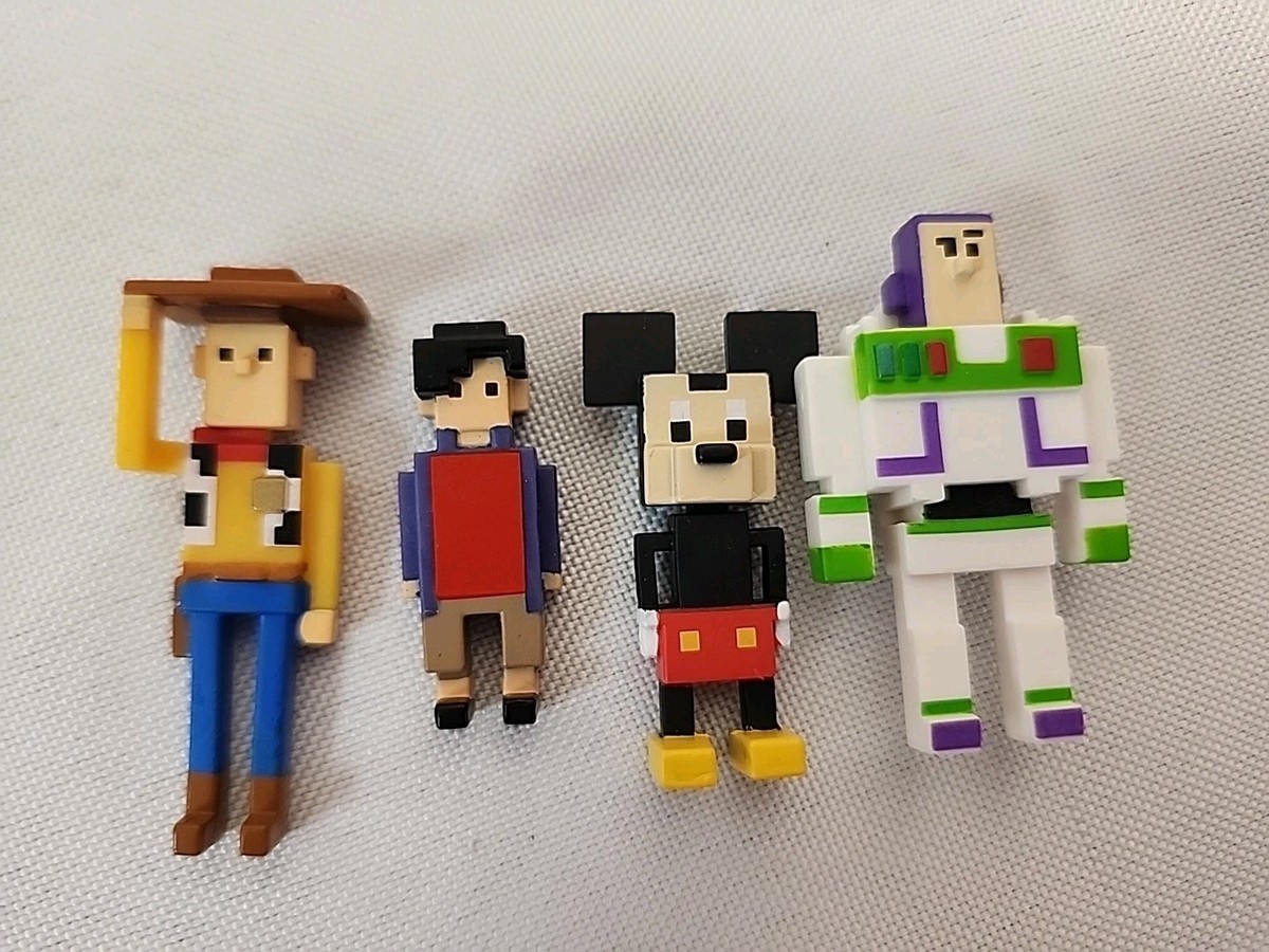 Disney Crossy Road Lot 4 HIRO BIG HERO MICKEY MOUSE BUZZ LIGHTYEAR