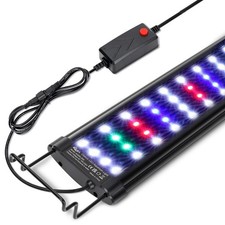 Aquarium Light Full Spectrum Multi-Color LEDs 12"-54" 14W-31W Extendable