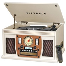 Victrola Navigator 8-in-1 Bluetooth Record Player with Built-in Speakers 3 ...