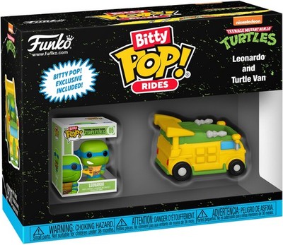 Teenage Mutant Ninja Turtles Leonardo Rides - Bitty Pop! Funko