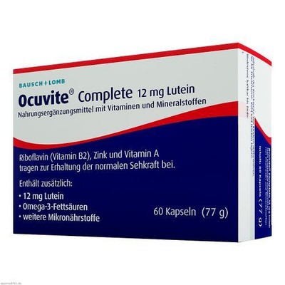 2x OCUVITE Complete 12 mg Lutein Kapseln 60 ST