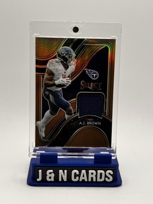 2020 panini select football aj brown copper Prizm Bookend 49/49 patch