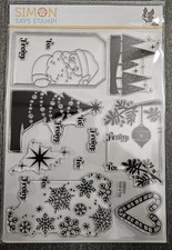 Simon Says Stamp Trim A Tag 6x8 Clear Stamp Set