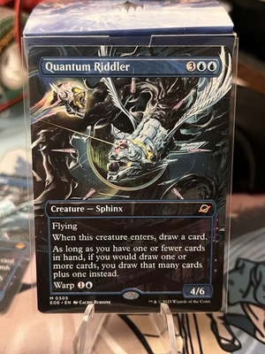 #ad Quantum Riddler Borderless Edge of Eternities Regular Magic The Gathering $53.99
